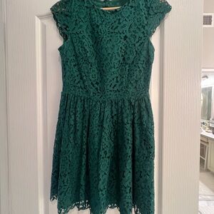 H&M Teal Lace Dress